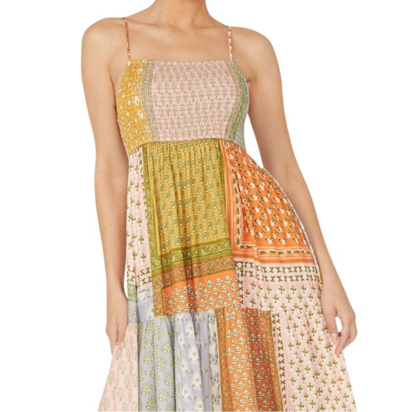 Jen's Pirate Booty Women's Wild Side Patchwork Midi Dress - Picture 5 of 9